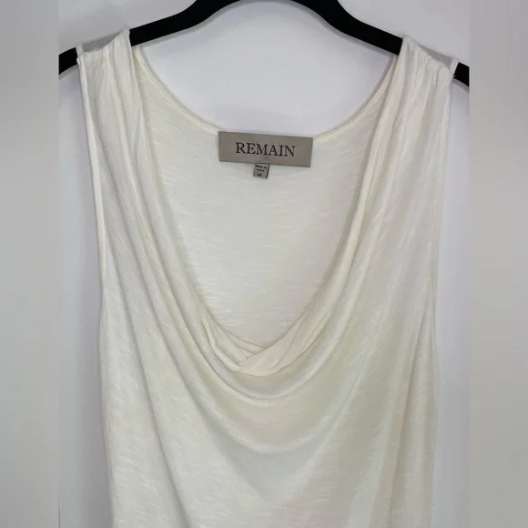 Remain Cowl Neck Top White Size M - Picture 2 of 5